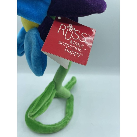 Daisy Flower Floral Posable Plush Stuffed Doll Toy Florist Gift Russ Berry New - Picture 3 of 9